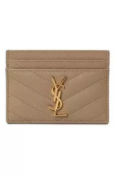 Кожаный футляр для кредитных карт Monogram Saint Laurent