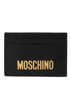 Кожаный футляр для кредитных карт Moschino