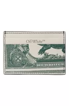 Кожаный футляр для кредитных карт Off-White