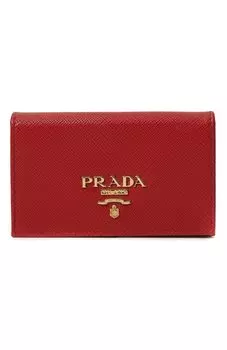 Кожаный футляр для кредитных карт Prada