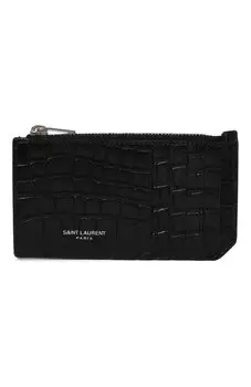 Кожаный футляр для кредитных карт Saint Laurent