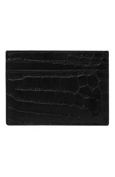 Кожаный футляр для кредитных карт Saint Laurent