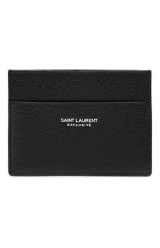 Кожаный футляр для кредитных карт Saint Laurent