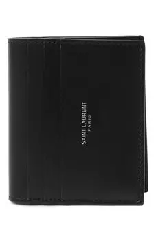 Кожаный футляр для кредитных карт Saint Laurent