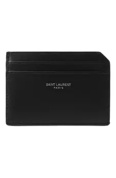 Кожаный футляр для кредитных карт Saint Laurent