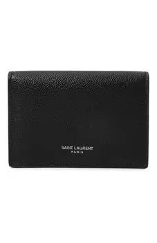 Кожаный футляр для кредитных карт Saint Laurent