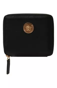 Кожаный кошелек для монет Versace