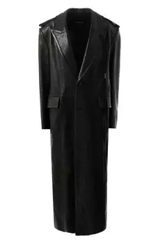 Кожаный плащ Ann Demeulemeester