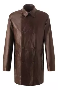 Кожаный плащ MVST