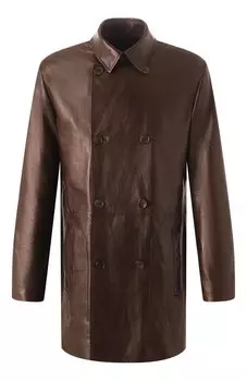 Кожаный плащ MVST