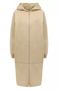 Кожаный плащ Prada