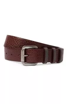 Кожаный ремень Brunello Cucinelli