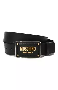 Кожаный ремень Moschino