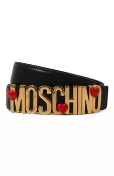 Кожаный ремень Moschino