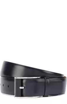 Кожаный ремень с металлической пряжкой Zilli