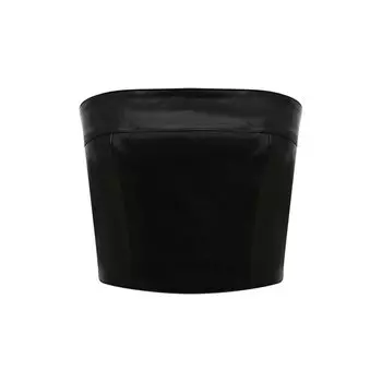 Кожаный топ Manokhi