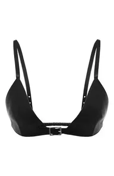 Кожаный топ Saint Laurent