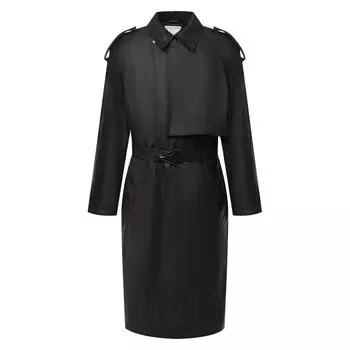 Кожаный тренч Bottega Veneta