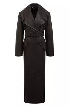 Кожаный тренч Co