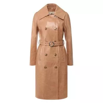 Кожаный тренч Yves Salomon