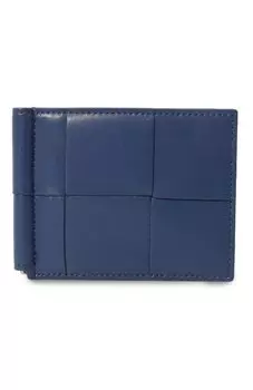 Кожаный зажим для купюр Bottega Veneta