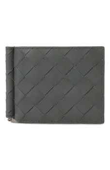 Кожаный зажим для купюр Bottega Veneta