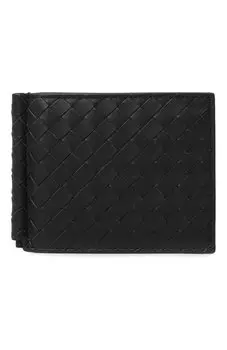 Кожаный зажим для купюр Bottega Veneta