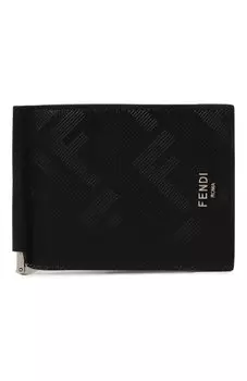 Кожаный зажим для купюр Fendi