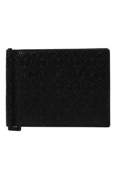 Кожаный зажим для купюр Saint Laurent