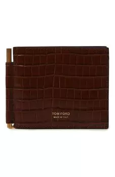 Кожаный зажим для купюр Tom Ford
