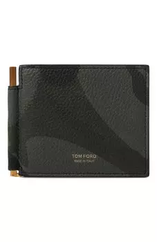 Кожаный зажим для купюр Tom Ford