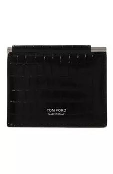 Кожаный зажим для купюр Tom Ford