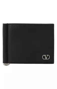 Кожаный зажим для купюр Valentino