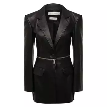 Кожаный жакет Alexander McQueen