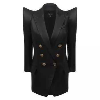 Кожаный жакет Balmain