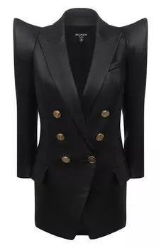 Кожаный жакет Balmain