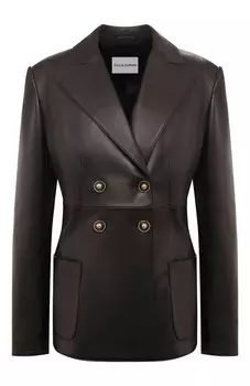 Кожаный жакет Giulia Gurman