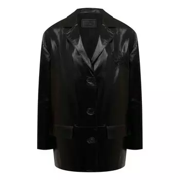 Кожаный жакет Prada