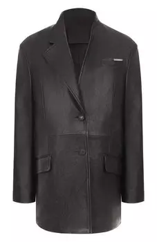 Кожаный жакет The Attico