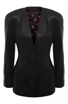 Кожаный жакет Ulyana Sergeenko