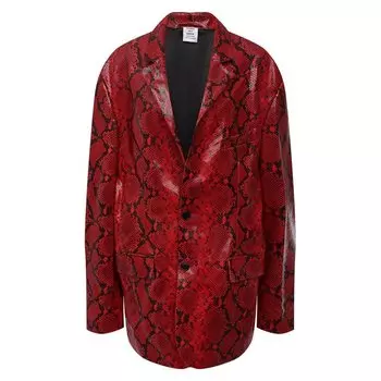 Кожаный жакет VETEMENTS