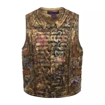 Кожаный жилет Ralph Lauren