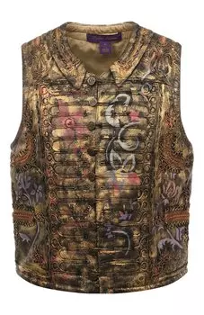 Кожаный жилет Ralph Lauren
