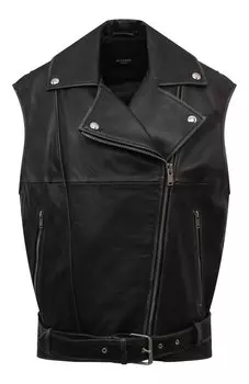 Кожаный жилет Weekend Max Mara