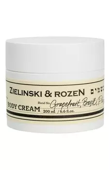 Крем для тела в банке Грейпфрут, Базилик, Петитгрейн (200ml) Zielinski&Rozen