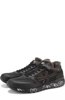 Кроссовки Mick с меховой отделкой на шнуровке Premiata