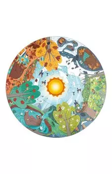 Круглый пазл Четыре времени года Hape