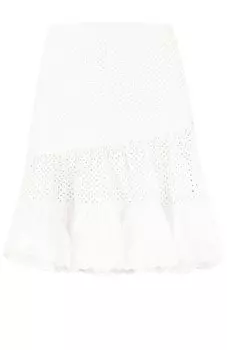 Кружевная юбка-миди с оборками Sonia by Sonia Rykiel