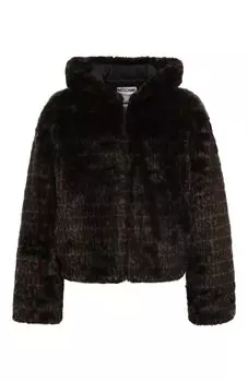 Шуба из экомеха Moschino