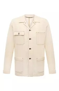 Куртка из хлопка и льна Canali